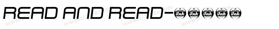 READ AND READ字体转换